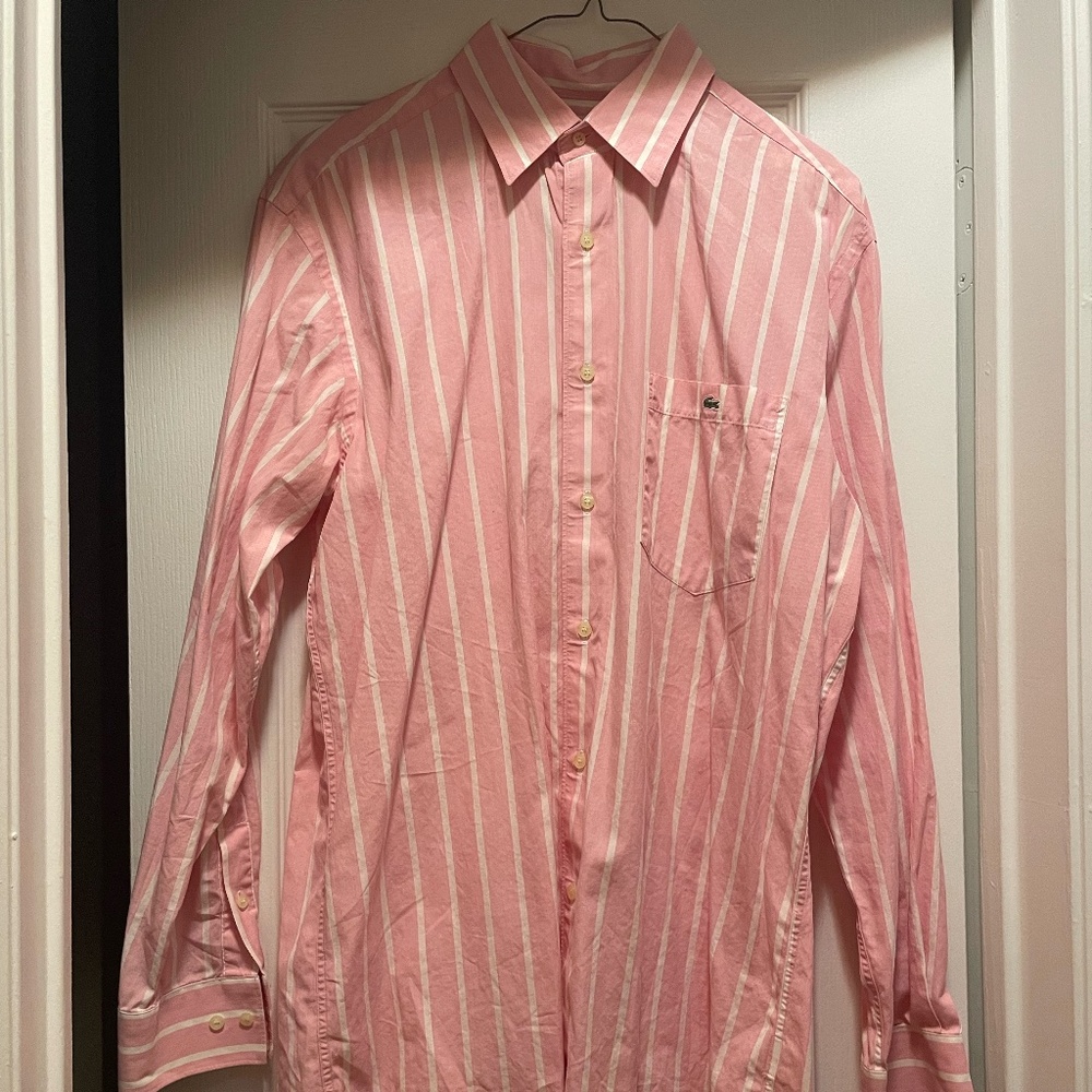 Lacoste Mens Dress Shirt